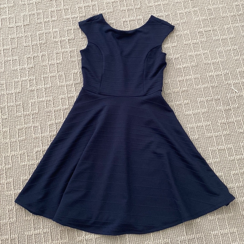 Un Deux Trois Navy Kids Formal Dress